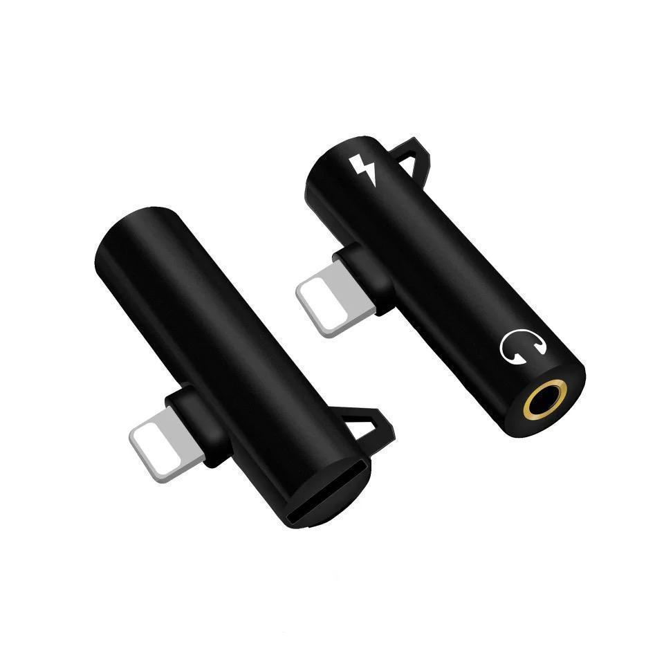 kaufsy | 4 in 1 Earphone Lightning Adapter für iPhone ( 2PCS )