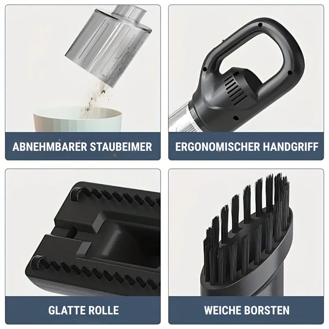 PowerClean - leistungsstarker Universal-Handstaubsauger