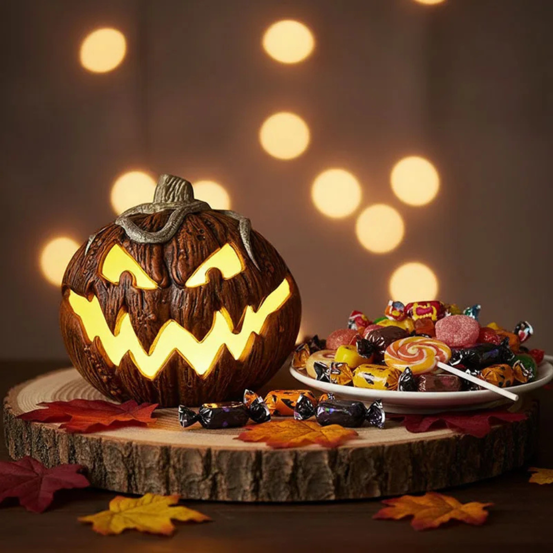 Nachtlicht Spuk Kürbis - Gruseliges Highlight