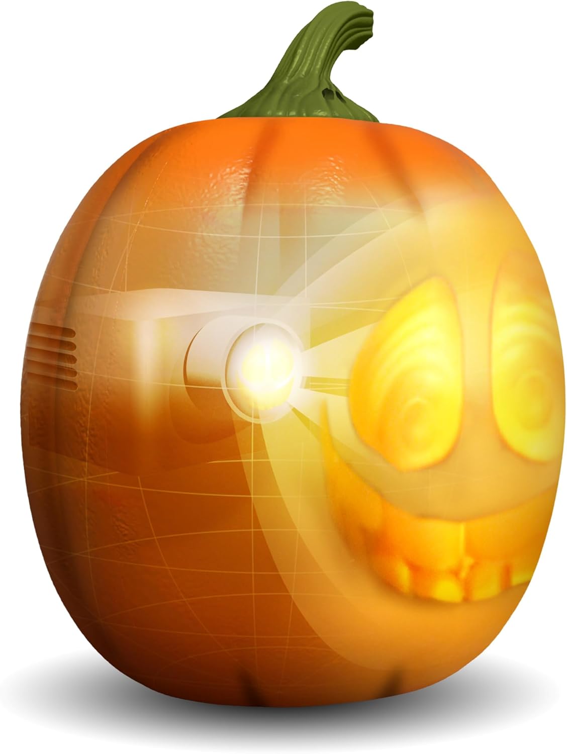 Animierter Singender Halloween Kürbis, Bewegungssensor, Projektionsgesicht