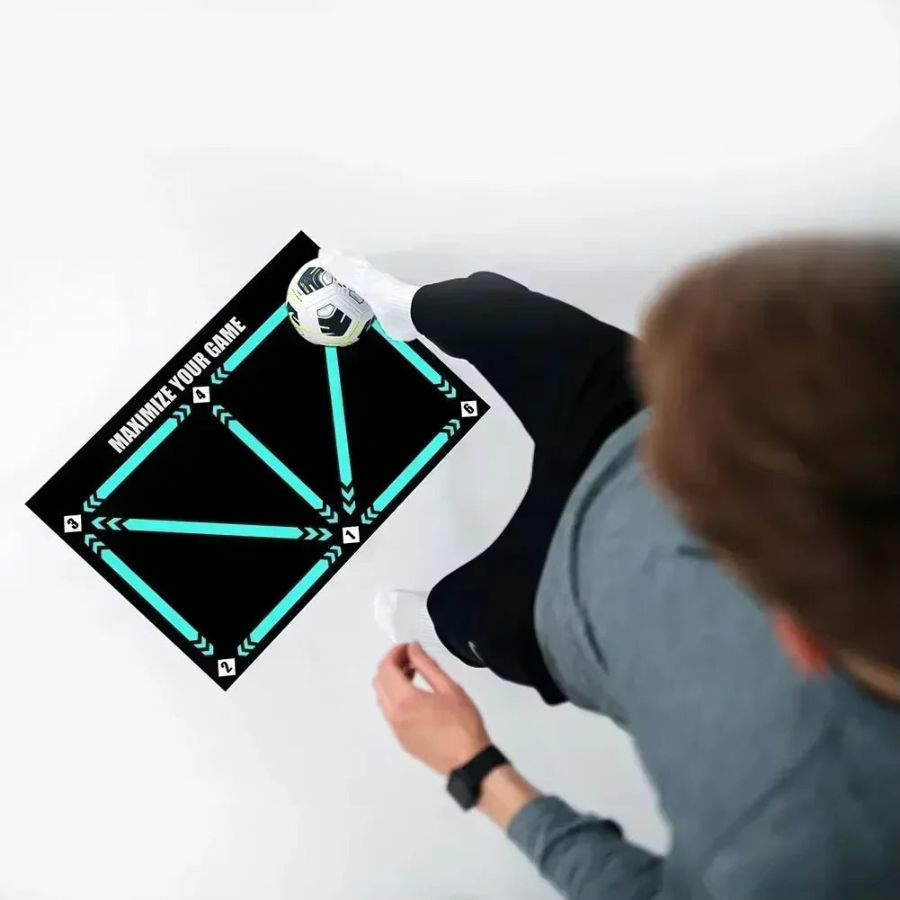 Fußball Trainingsmatte + Profi Skills Video Trainingsprogramm