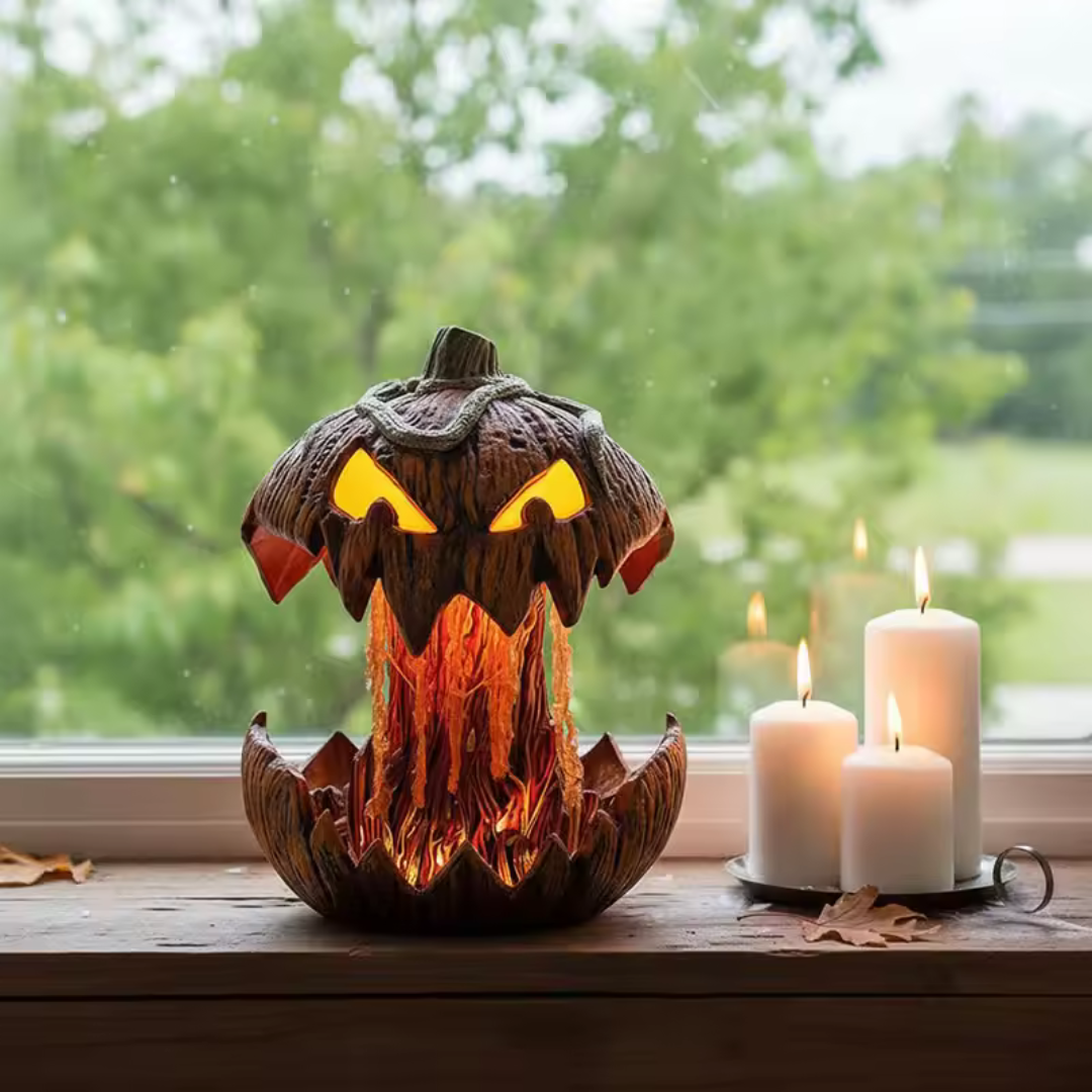 Nachtlicht Spuk Kürbis - Gruseliges Highlight