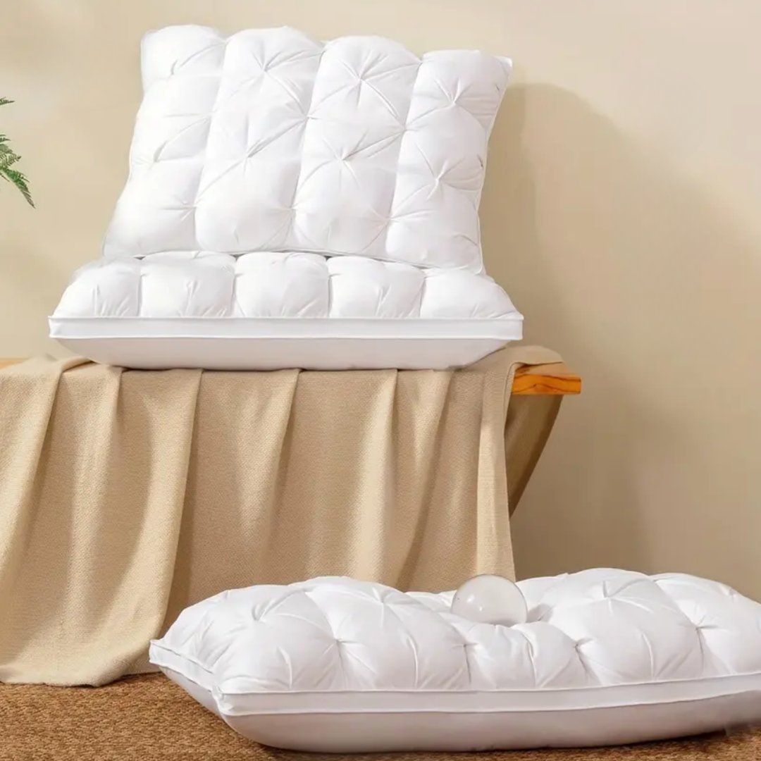 Premium Gänsedaunenkissen – Für Nackenschmerzen, Allergikerfreundlich, Tiefschlaf Komfort