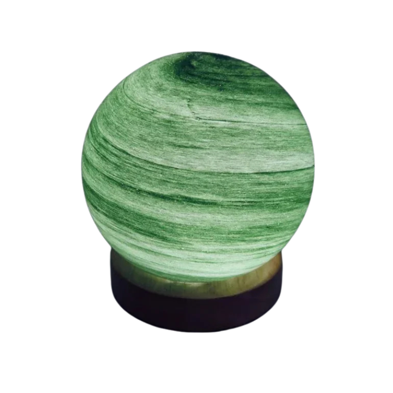 LunaGlow - Kunstvolle dimmbare USB-Mondlampe