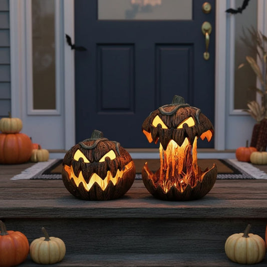 Nachtlicht Spuk Kürbis - Gruseliges Highlight
