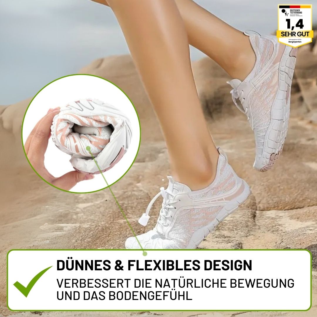 FloraX Pro - ergonomische, schmerzlindernde & wasserdichte Barfußschuhe