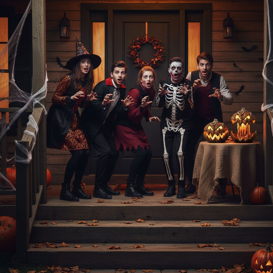 Nachtlicht Spuk Kürbis - Gruseliges Highlight