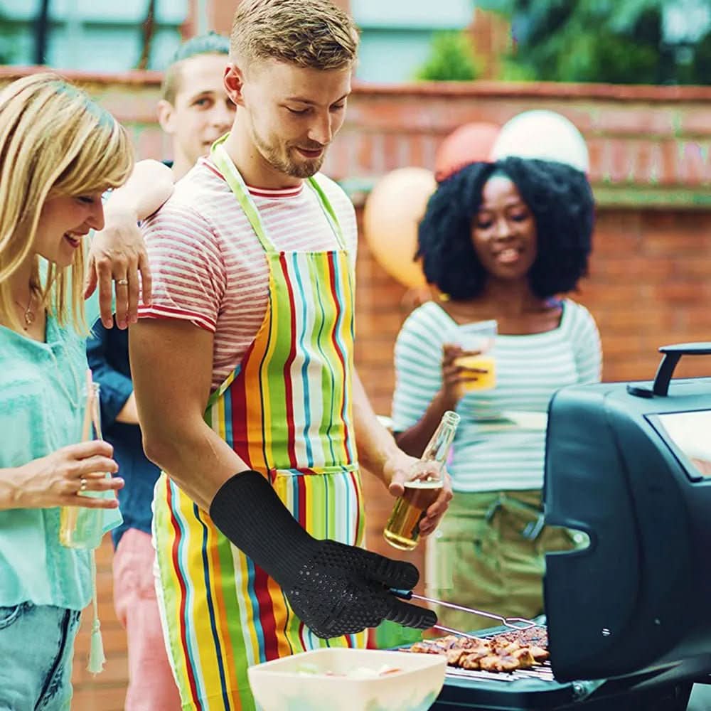 kaufsy | Extrem hitzebeständige Schutzhandschuhe für Grill und Küche