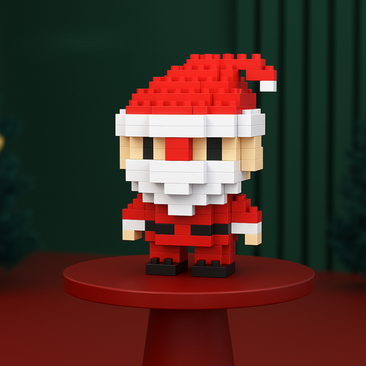 Weihnachts-Bausteine Set, kreative Baufiguren für Kinder