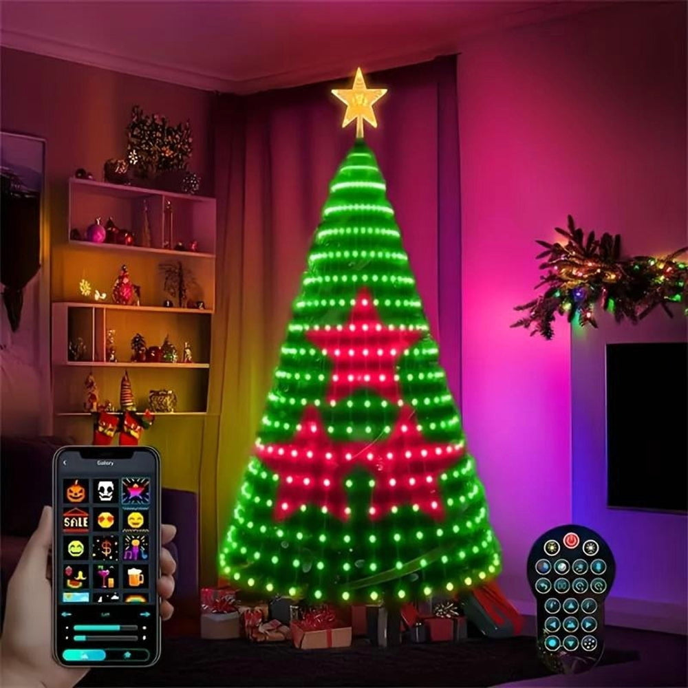 Weihnachtsbaum Lichter, smart RGB, App & Fernbedienung