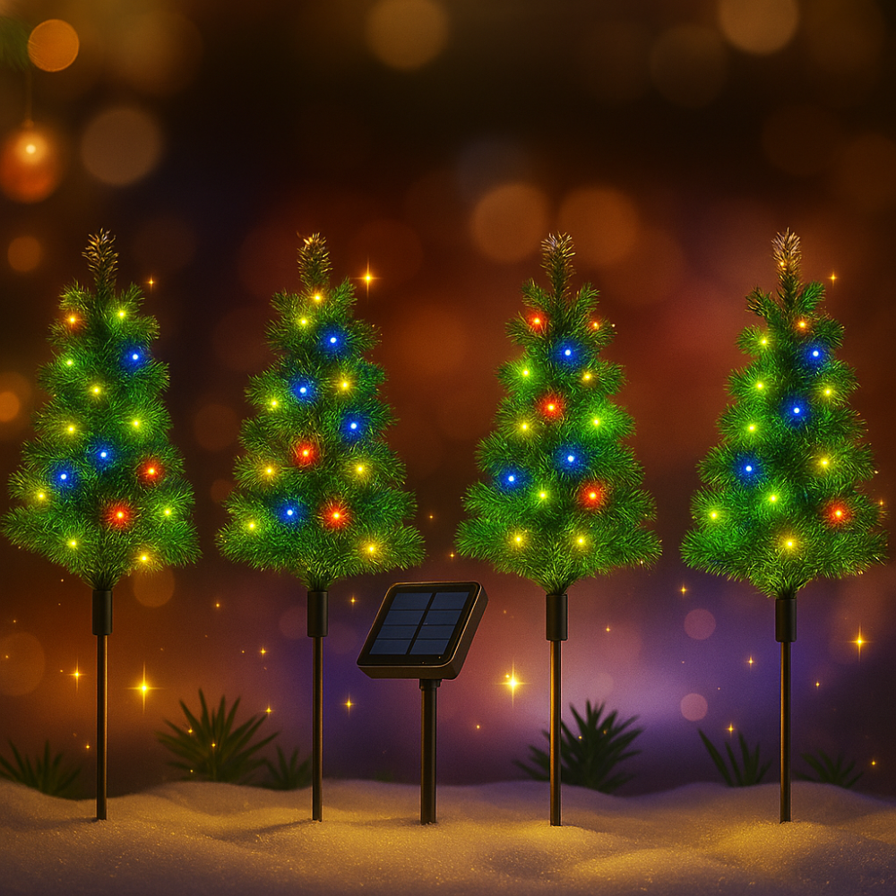 Weihnachtsbaum Lichter, Solar, Outdoor Garten, Wegbeleuchtung