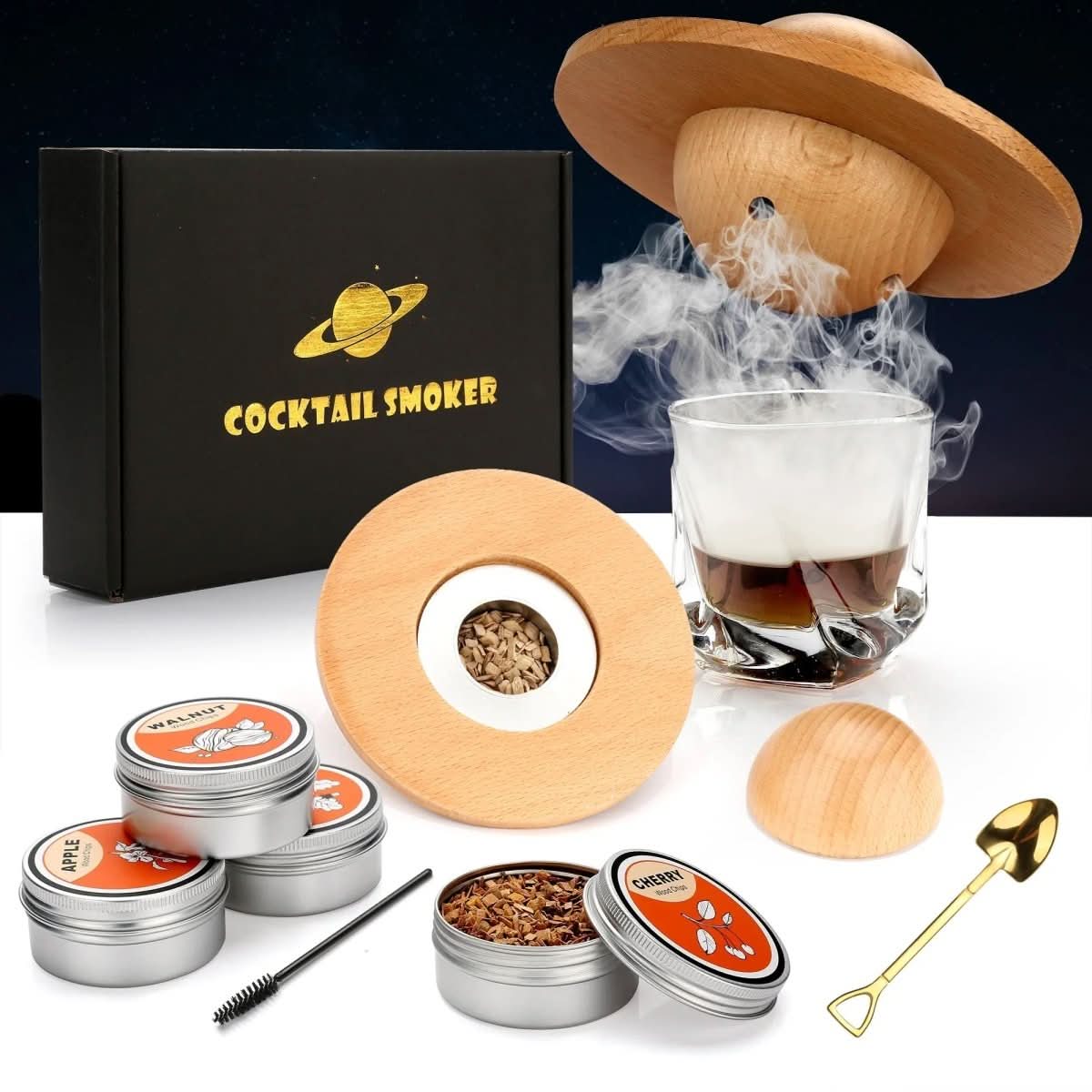 kaufsy | Cocktail Smoker Set für Whiskey- & Bourbon-Liebhaber