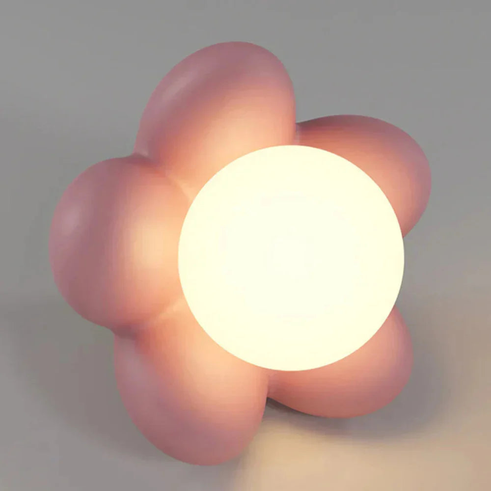 FloraLux – Moderne Blumen-Wandleuchte LED cremefarben fürs Wohnzimmer