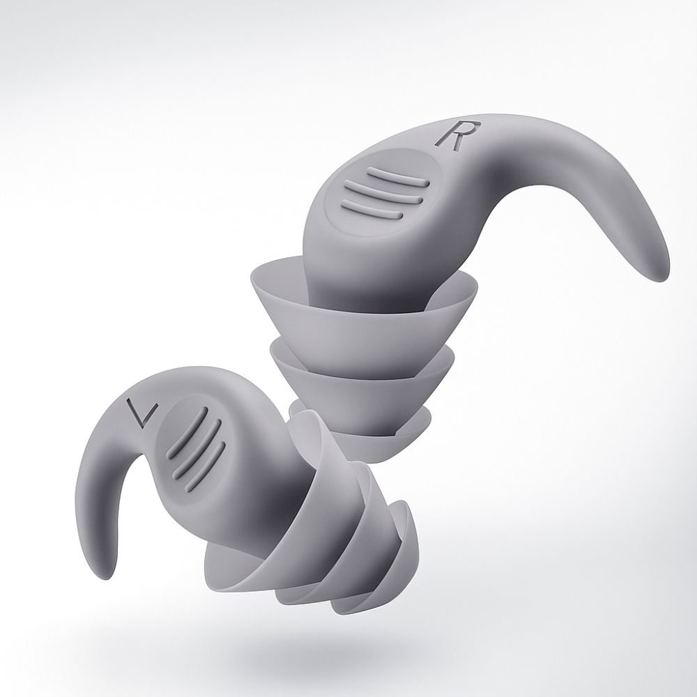 Ohrstöpsel, Geräuschreduzierung, wiederverwendbar, weich Silikon