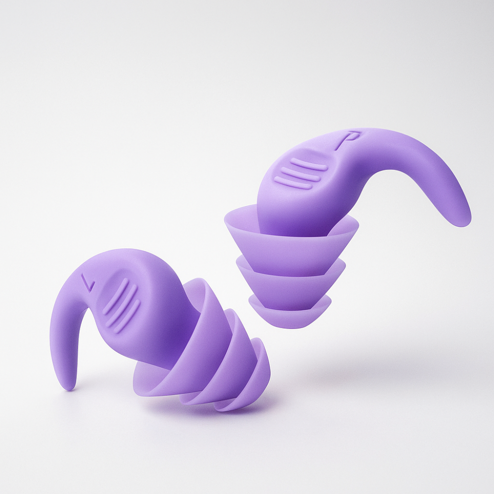 Ohrstöpsel, Geräuschreduzierung, wiederverwendbar, weich Silikon