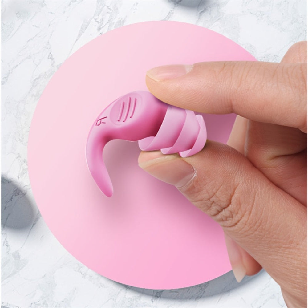 Ohrstöpsel, Geräuschreduzierung, wiederverwendbar, weich Silikon