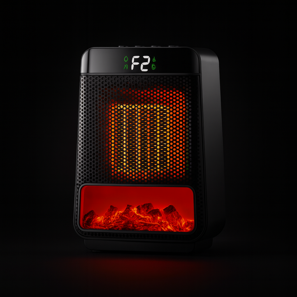 Energieeffizienter Elektroheizer mit verstellbarem Thermostat