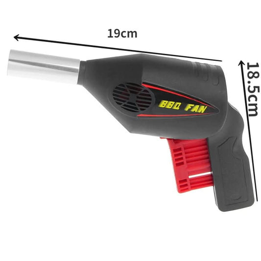 kaufsy | Tragbarer Luftgebläse für schnelles Anzünden beim Kochen im Freien