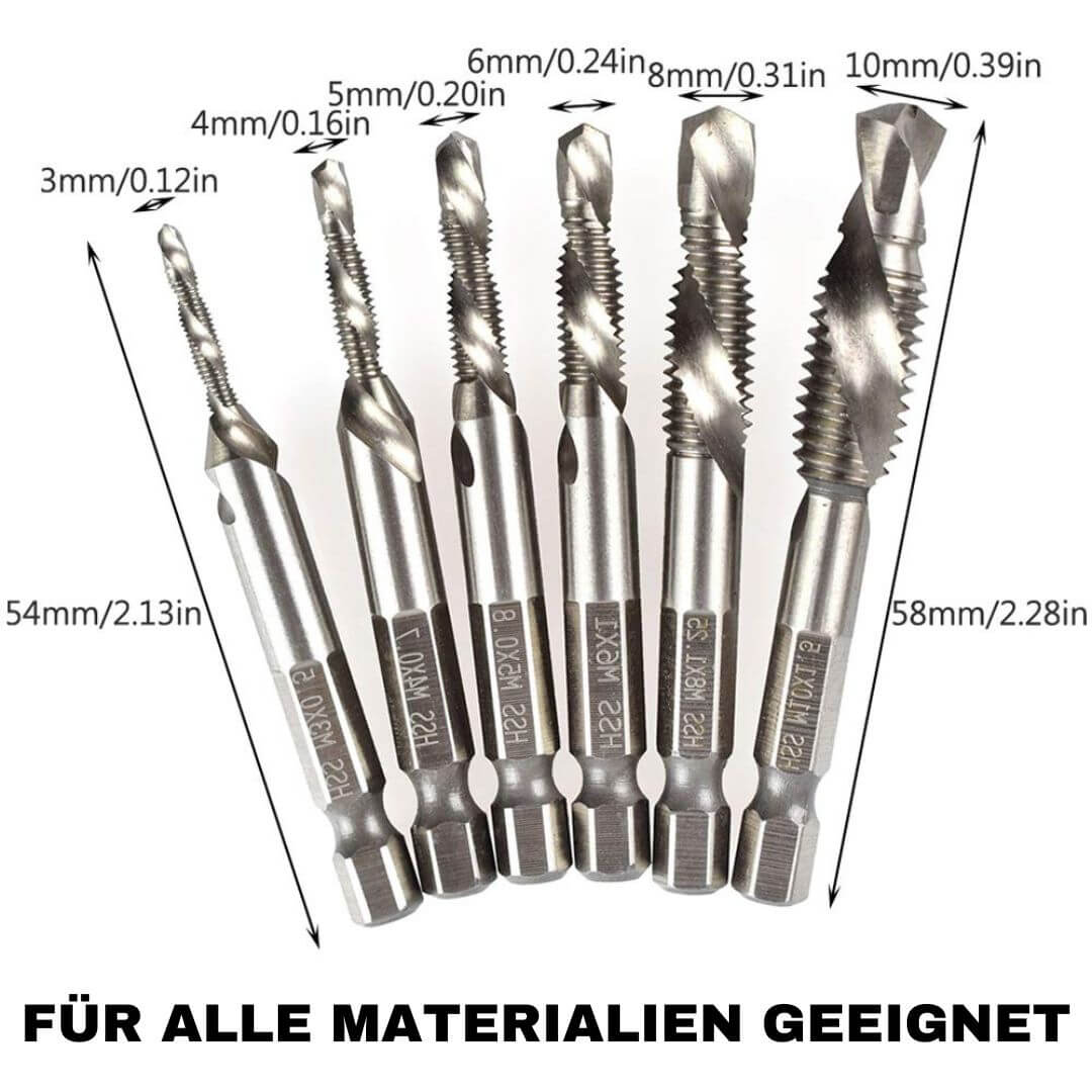 6x MasterDrill Set - Die ultimativen Bits für die härtesten Bohrarbeiten