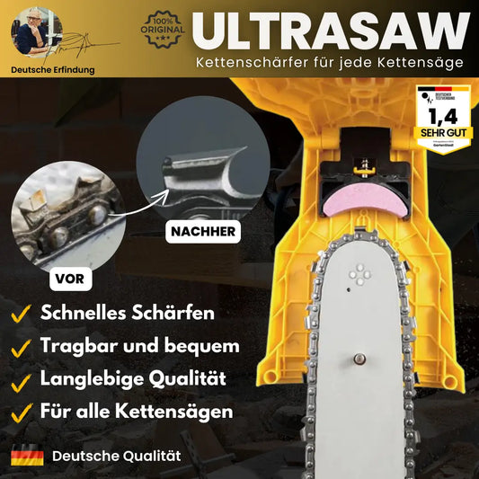UltraSaw - Universal Kettenschärfer für jede Kettensäge