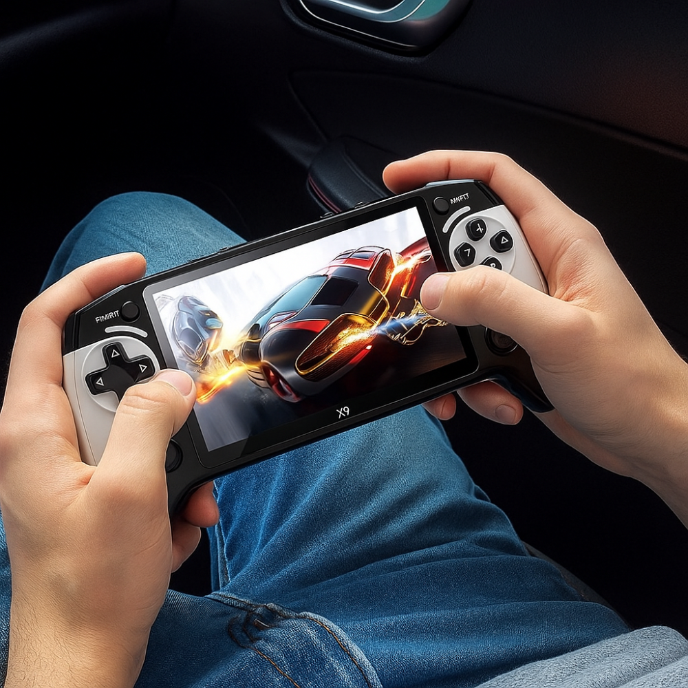 Handheld Retro Spielkonsole, tragbarer Video-Player, integrierte Spiele