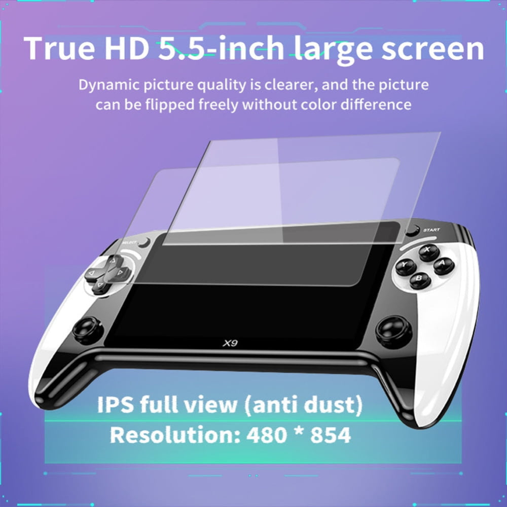 Handheld Retro Spielkonsole, tragbarer Video-Player, integrierte Spiele