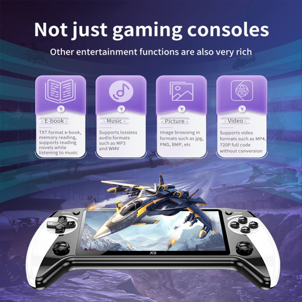 Handheld Retro Spielkonsole, tragbarer Video-Player, integrierte Spiele