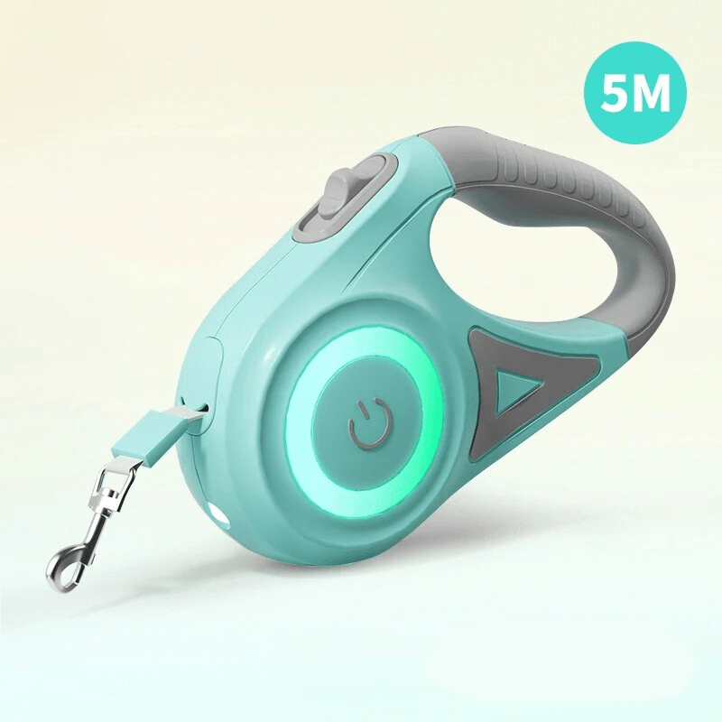 kaufsy | Leuchtende Hundeleine mit LED-Licht für sicheres Spazierengehen