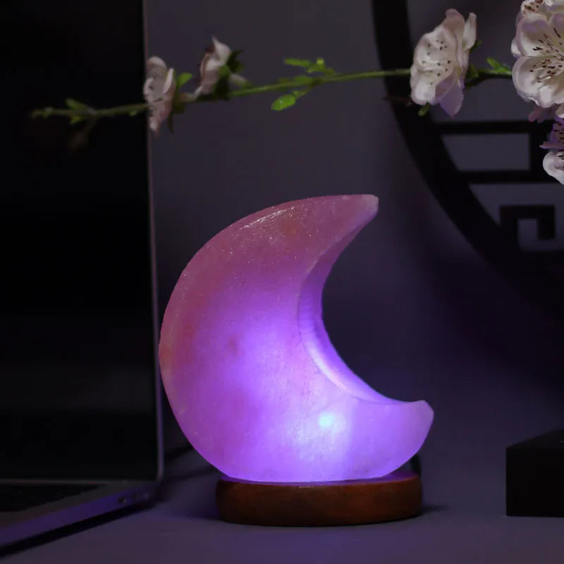 USB Himalaya-Salzlampe, Farbwechsel LED Kristall-Nachtlicht