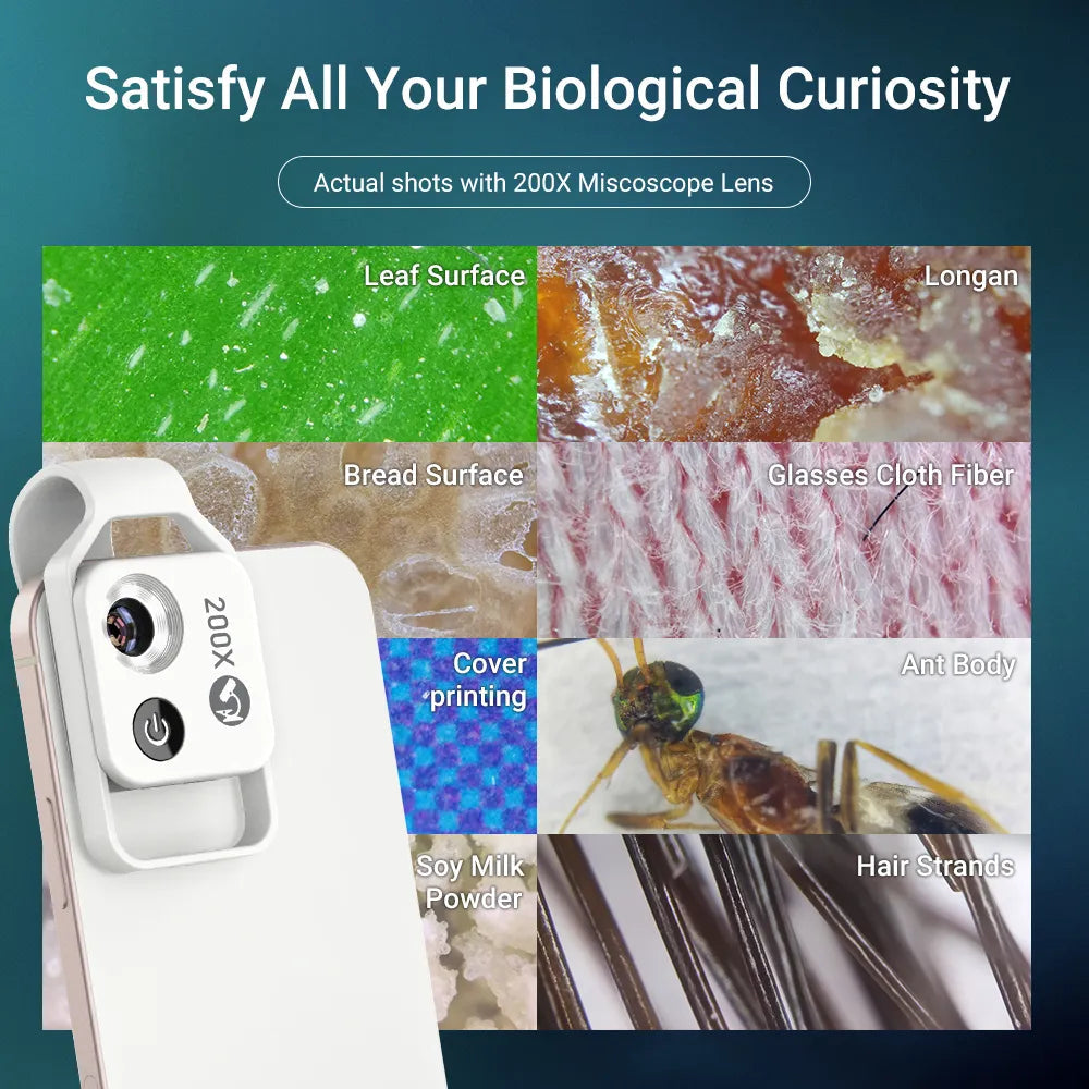 kaufsy | Tragbares Mobiles LED-Mikroskop-Objektiv