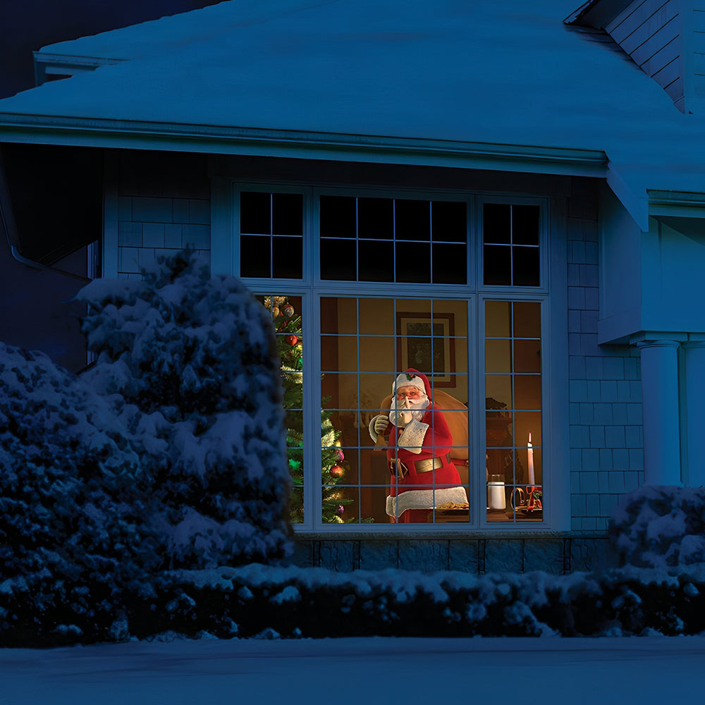 Halloween Holografischer Projektor, Fensterprojektion mit 12 Videos & Audio