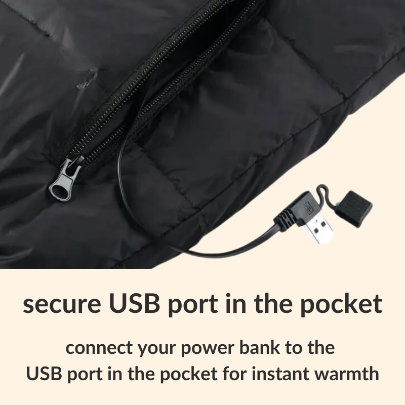 kaufsy | Herren- & Damen-Heizjacke – Beste wiederaufladbare beheizte Pufferjacke, leichte batteriebetriebene Winterjacke UK