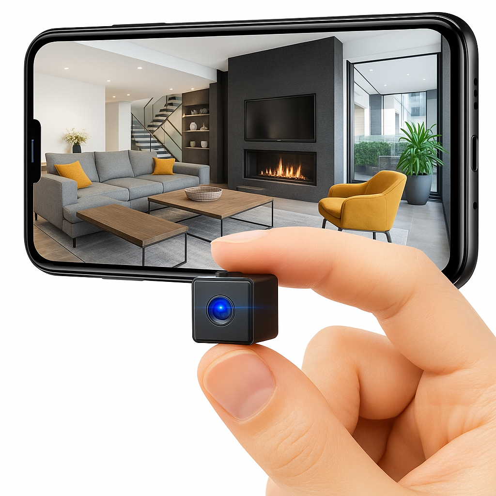 Kabellose Home Security Kamera, WiFi, Indoor Überwachung
