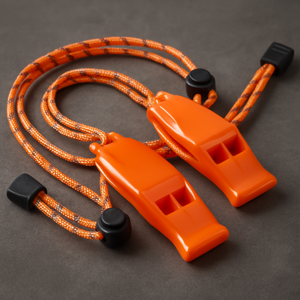 Jagd Sicherheitspfeife, Kunststoff, Survival Lanyard, Camping