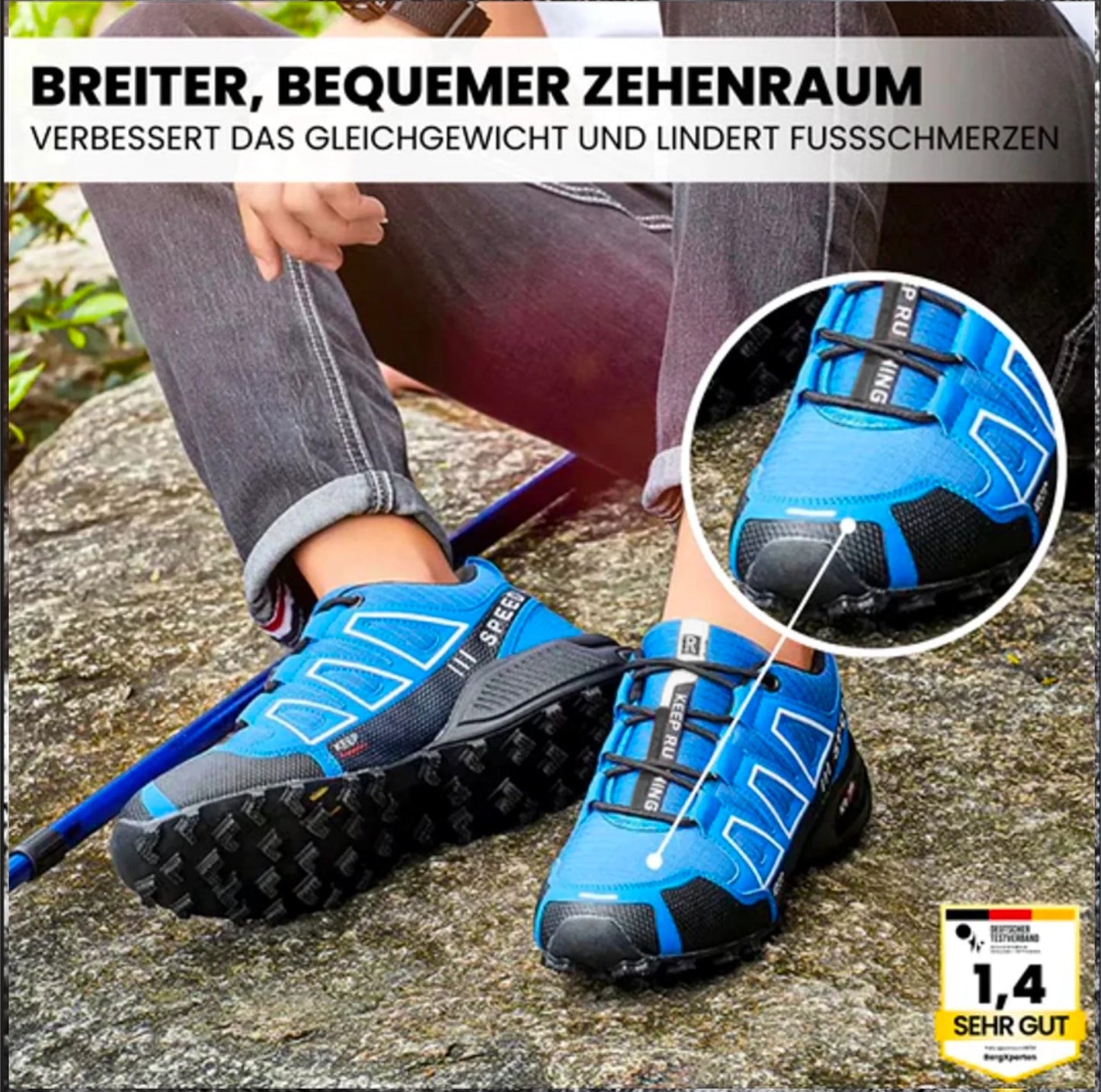 OrthoTrekking - Orthopädische schmerzlindernde Wanderschuhe