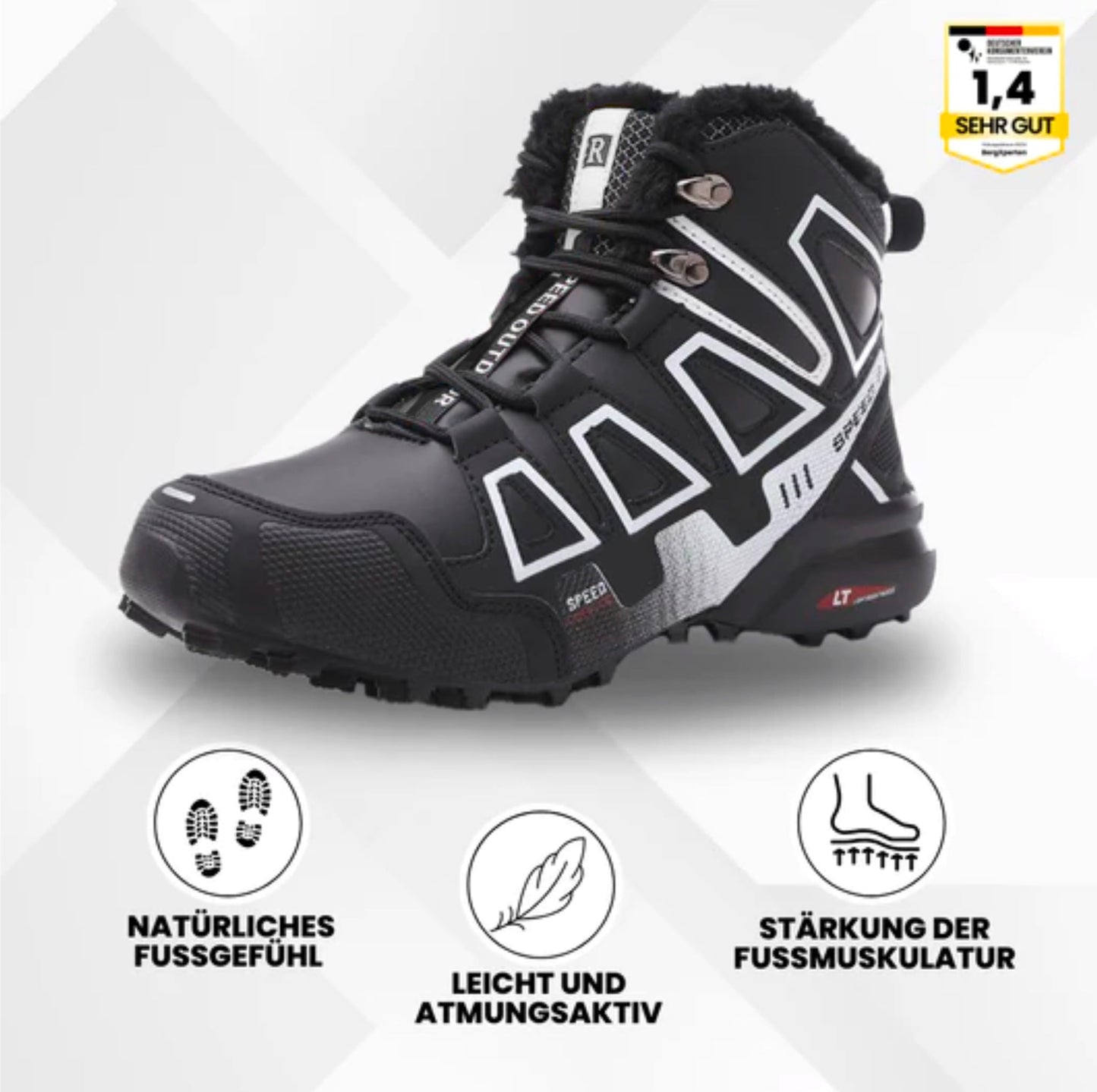 OrthoTrekking Pro Hallux – ergonomische Hallux Valgus Wander u.-Trekkingschuhe