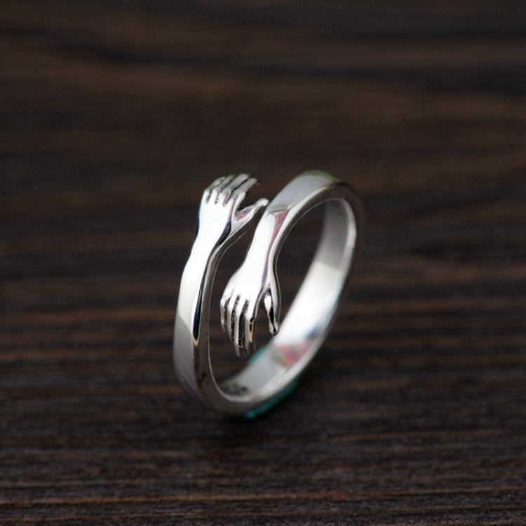 Sterling Silber Hug Ring