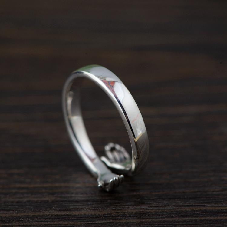 Sterling Silber Hug Ring