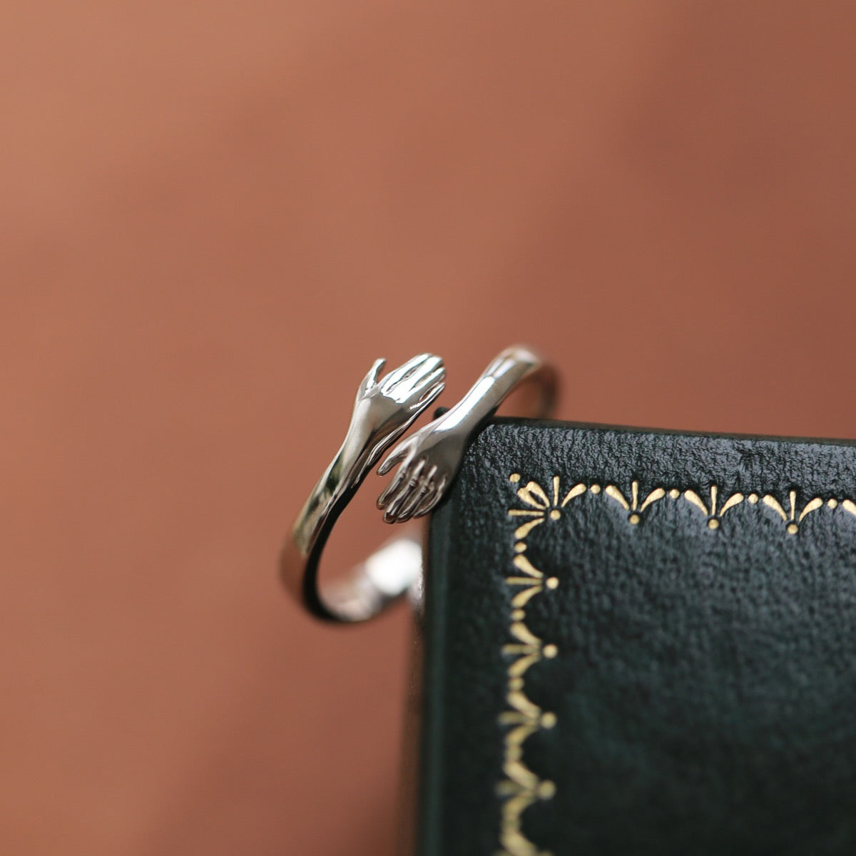 Sterling Silber Hug Ring