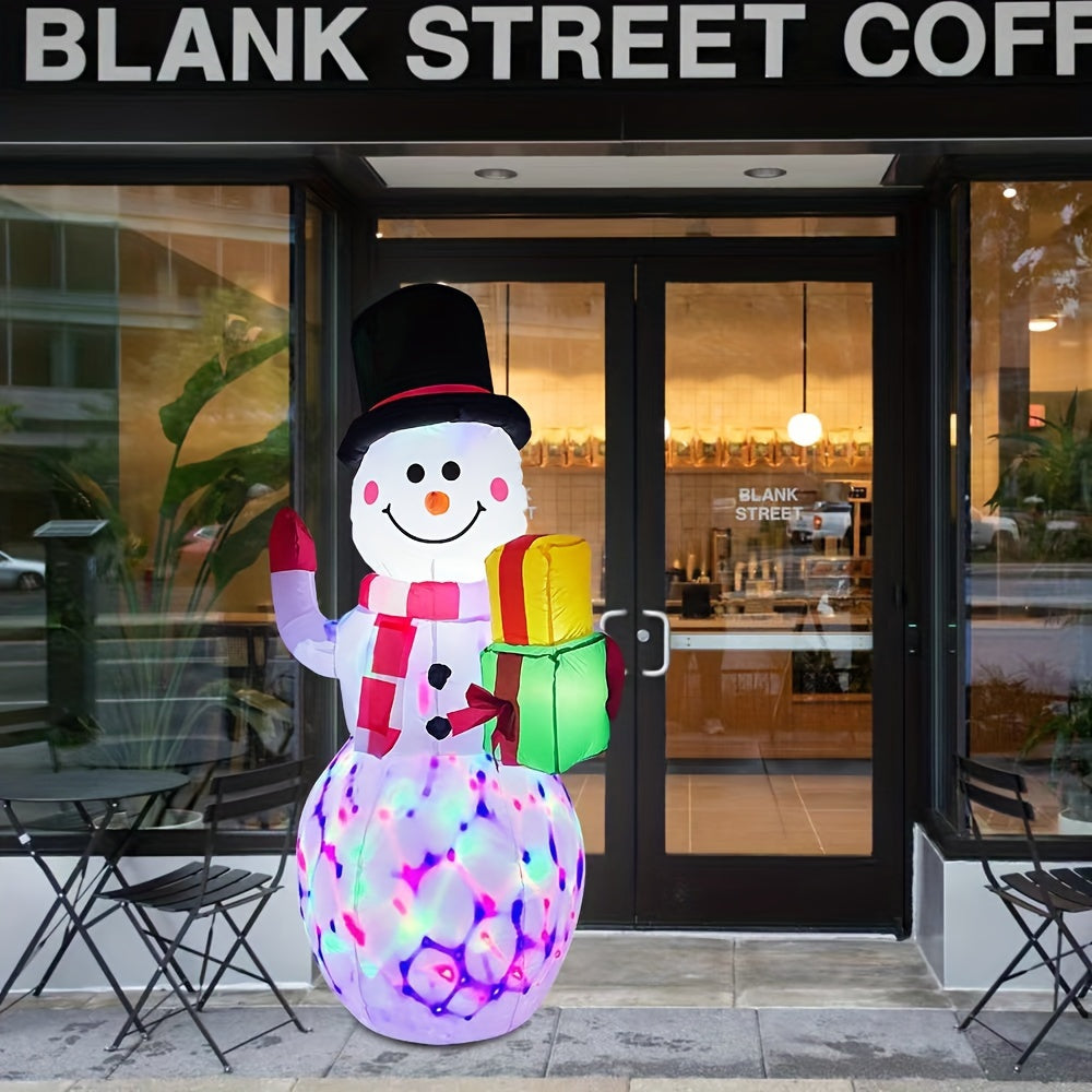 Outdoor Weihnachtsdekoration, aufblasbarer Claus LED Licht