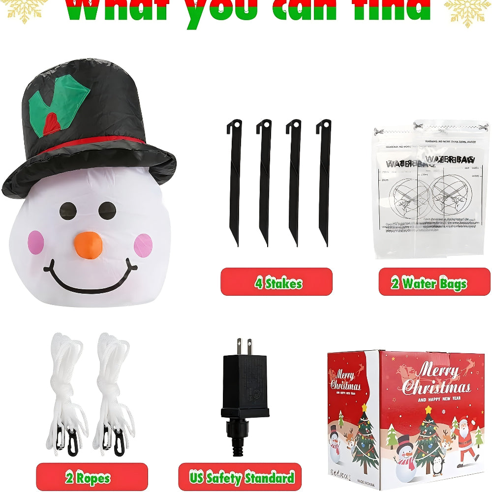 Outdoor Weihnachtsdekoration, aufblasbarer Claus LED Licht