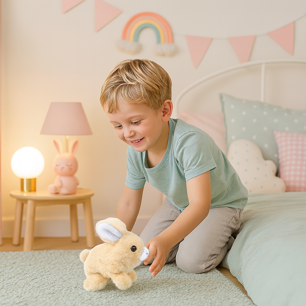 Plüsch Häschen Spielzeug, weiches Hoppel-Kaninchen