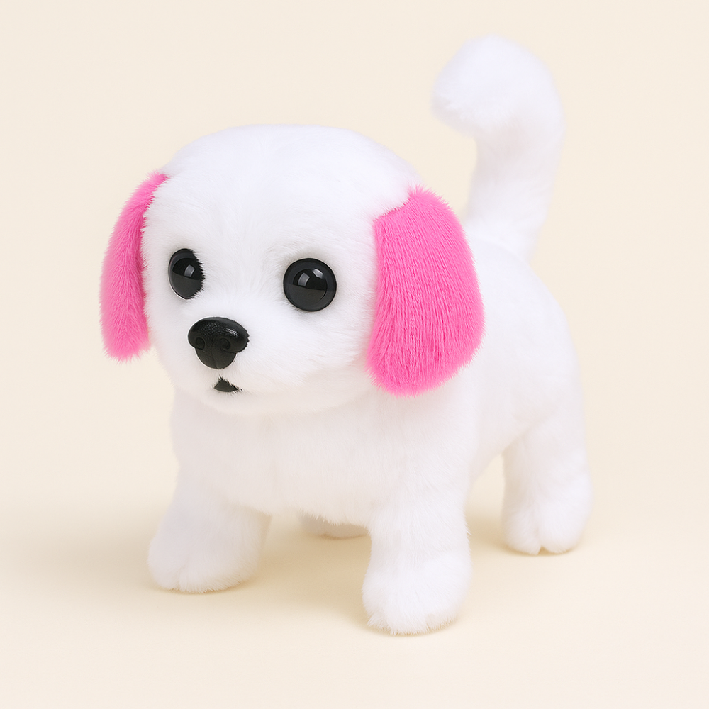 Interaktives Plüsch-Hundespielzeug, laufen & bellen, Elektro-Spiel