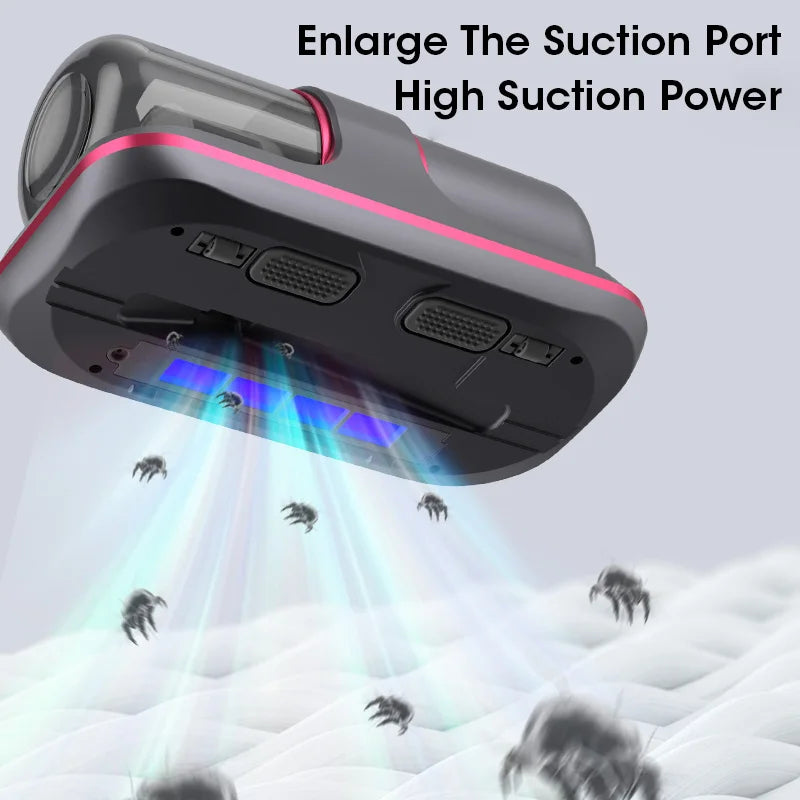 PureVac – Kabelloser Handstaubsauger Milbenentferner mit UV-Licht 12 kPa