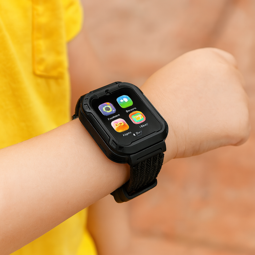 Kinder Smartwatch, Touchscreen, USB wiederaufladbar, Bildungs- & Fitness