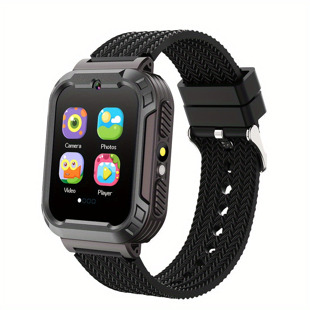 Kinder Smartwatch, Touchscreen, USB wiederaufladbar, Bildungs- & Fitness