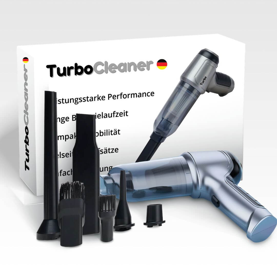 TurboClean Pro Handstaubsauger - Power Edition doppelt so viel Leistung