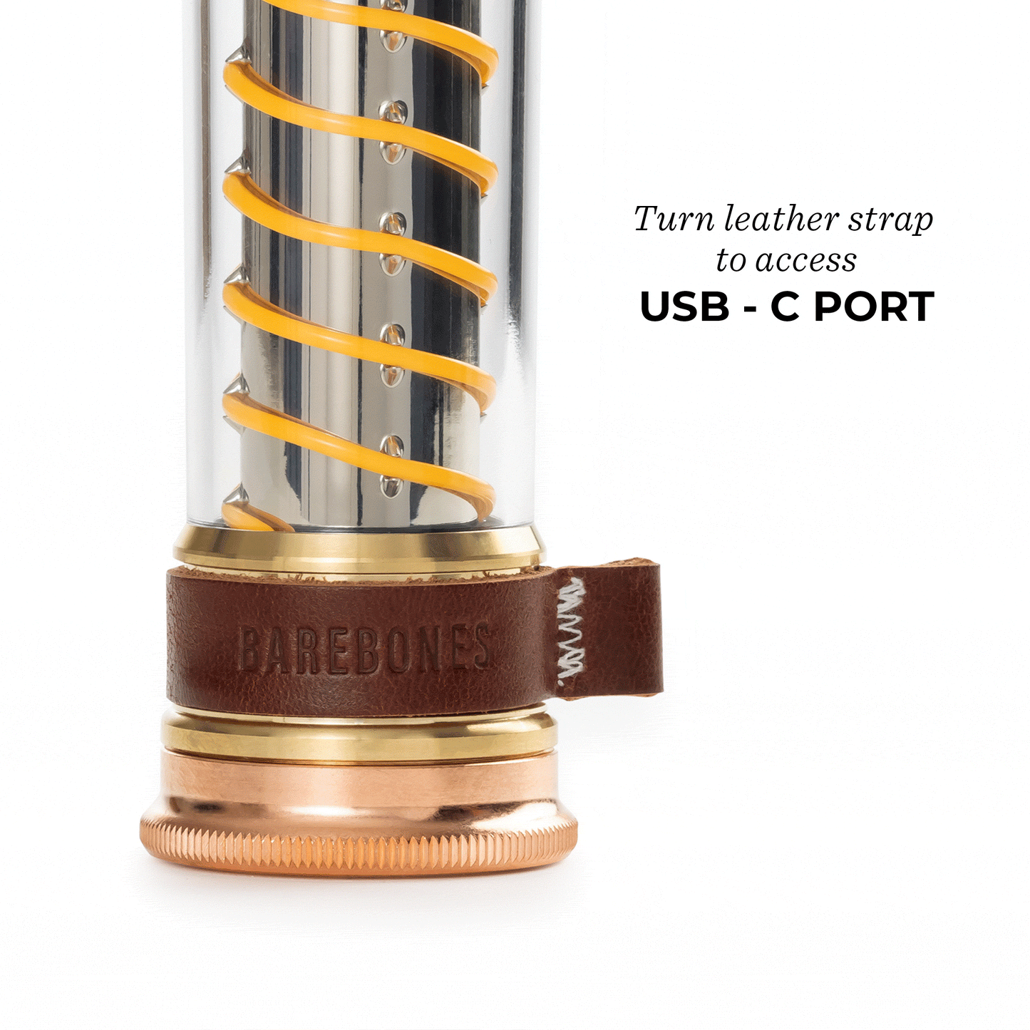 Edison Light Stick – Mehrzweck-Laterne und Taschenlampe mit USB-C-Aufladung und 7 Leuchtmodi