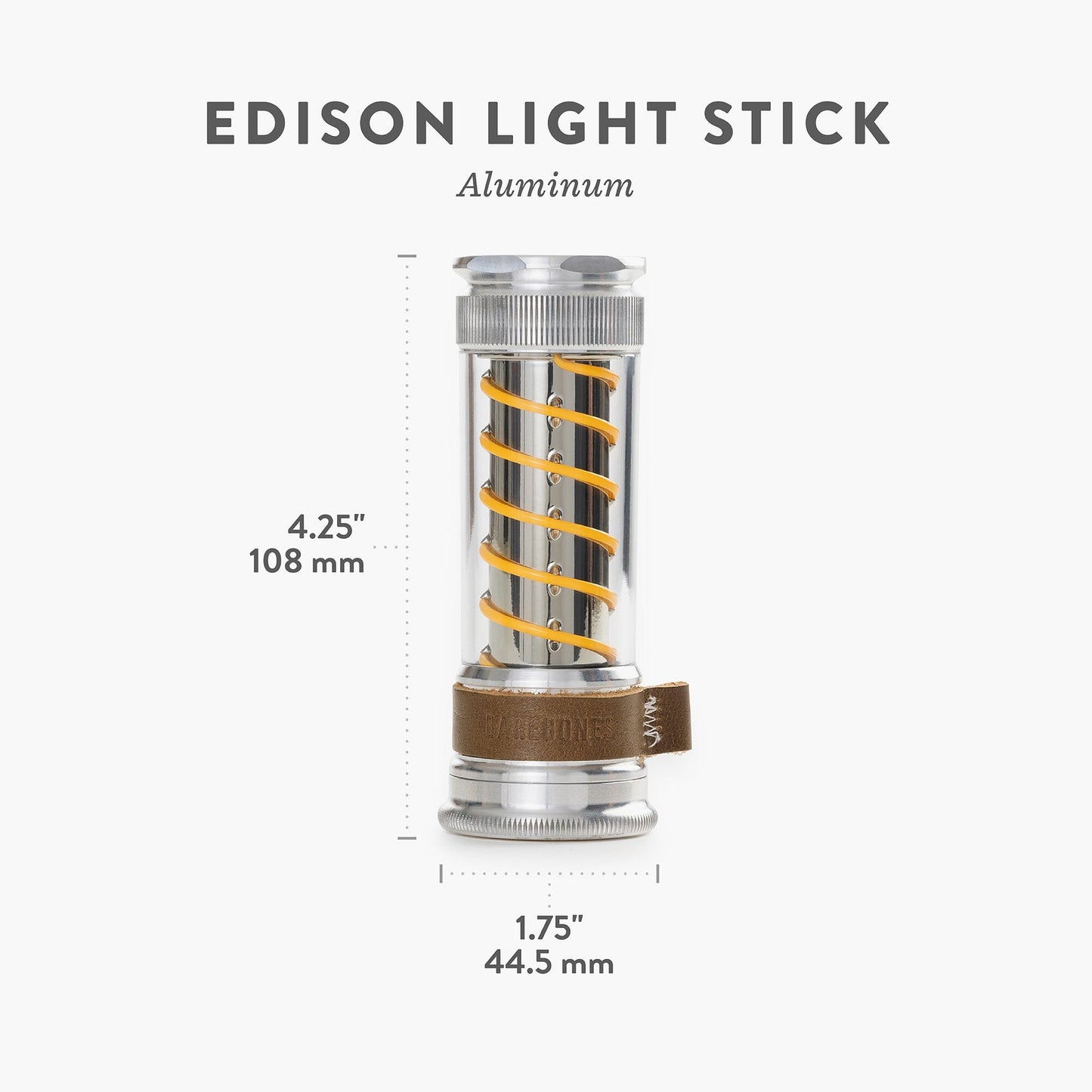 Edison Light Stick – Mehrzweck-Laterne und Taschenlampe mit USB-C-Aufladung und 7 Leuchtmodi