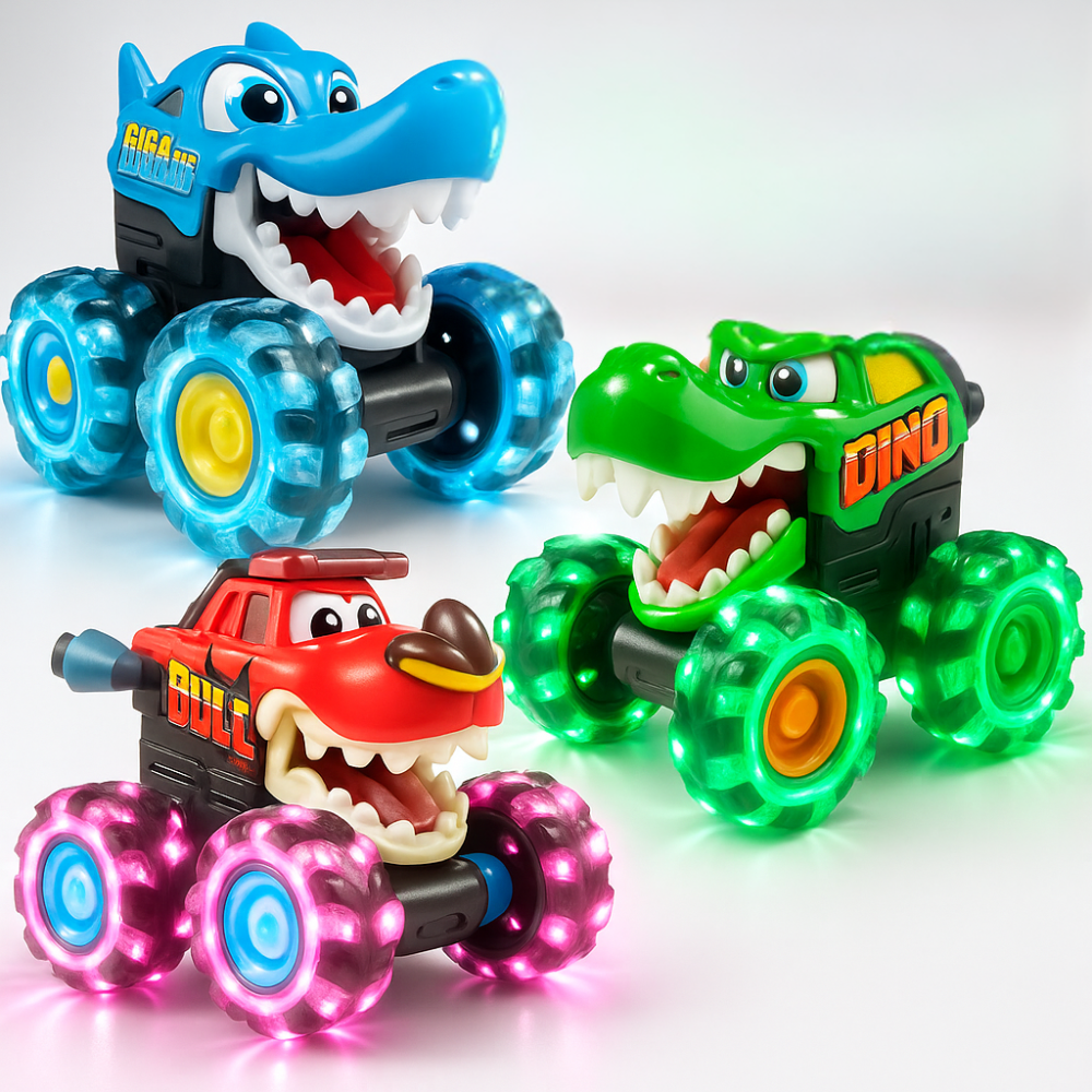 Monster Truck Spielzeug, leuchtende Autos, Kinder & Kleinkinder